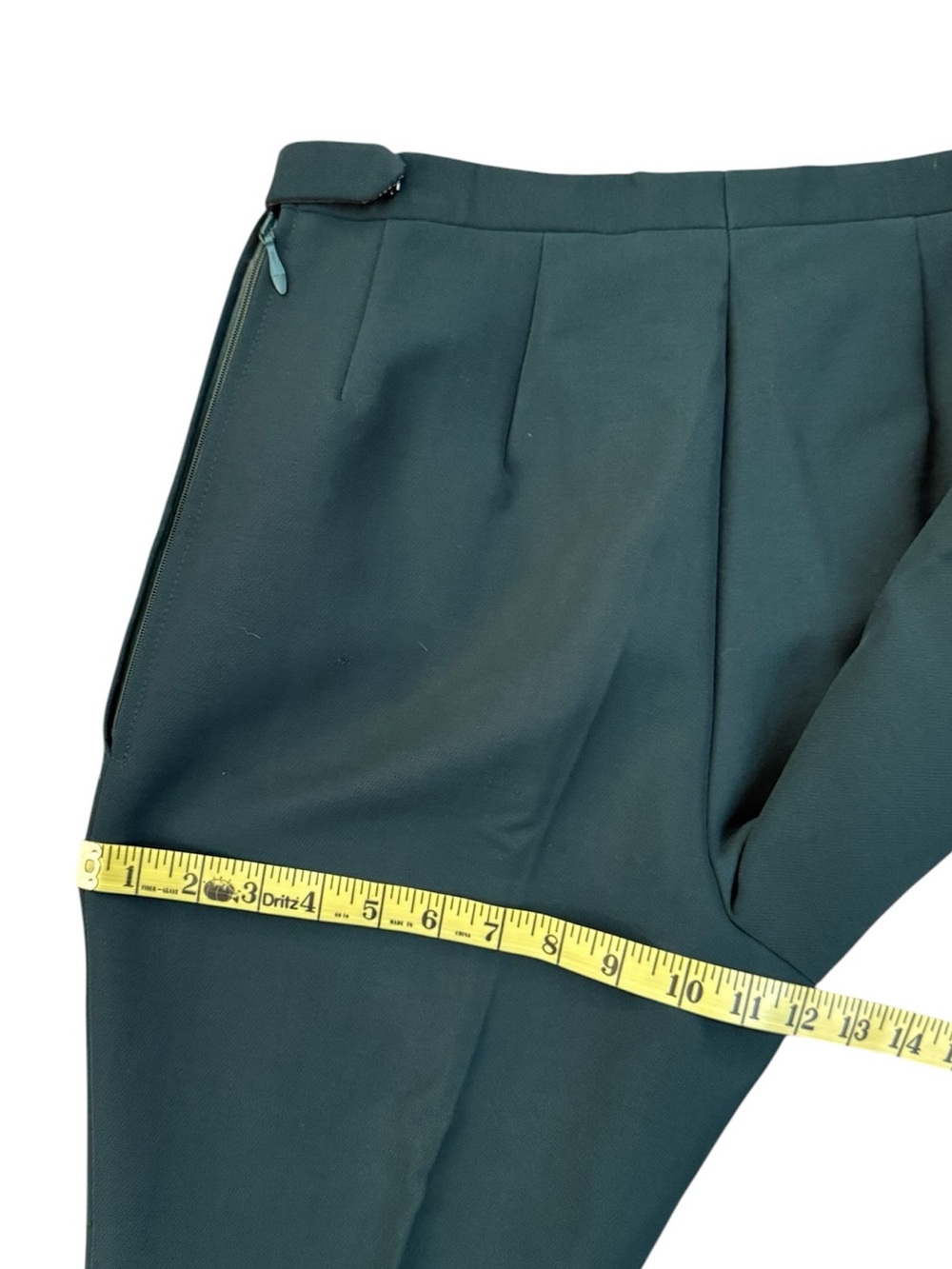 Vintage Spinnerin Swiss Wool Blend Alpine Stirrup Pants Green 16R Fits 26x27.5 - Picture 14 of 16